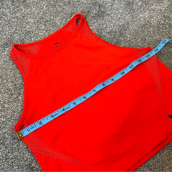 Nike red high neck crop top - Picture 9 of 9